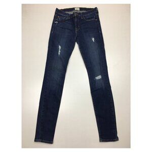 HUDSON Wapa Wash 5 Pocket Distressed NICO Mid-Rise Super Skinny Slim Fit Jeans
